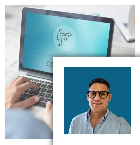 Session de coaching en visio pour créer la stratégie digitale d'un entrepreneur indépendant